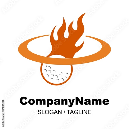 golf logo icon Vector