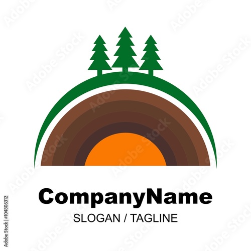 golf logo icon Vector