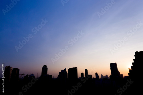 cityscape silhouette