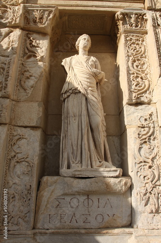 Statue from Library of Celsus