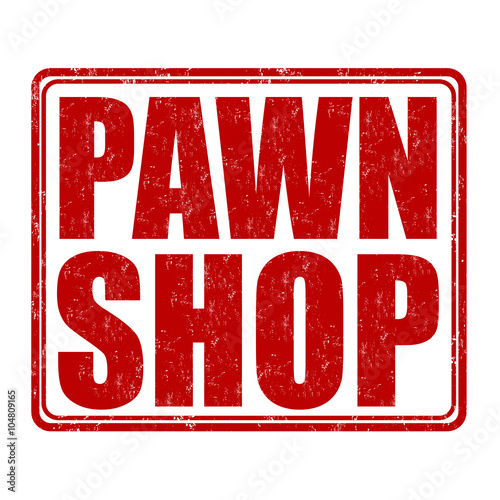 Pawn shop stamp