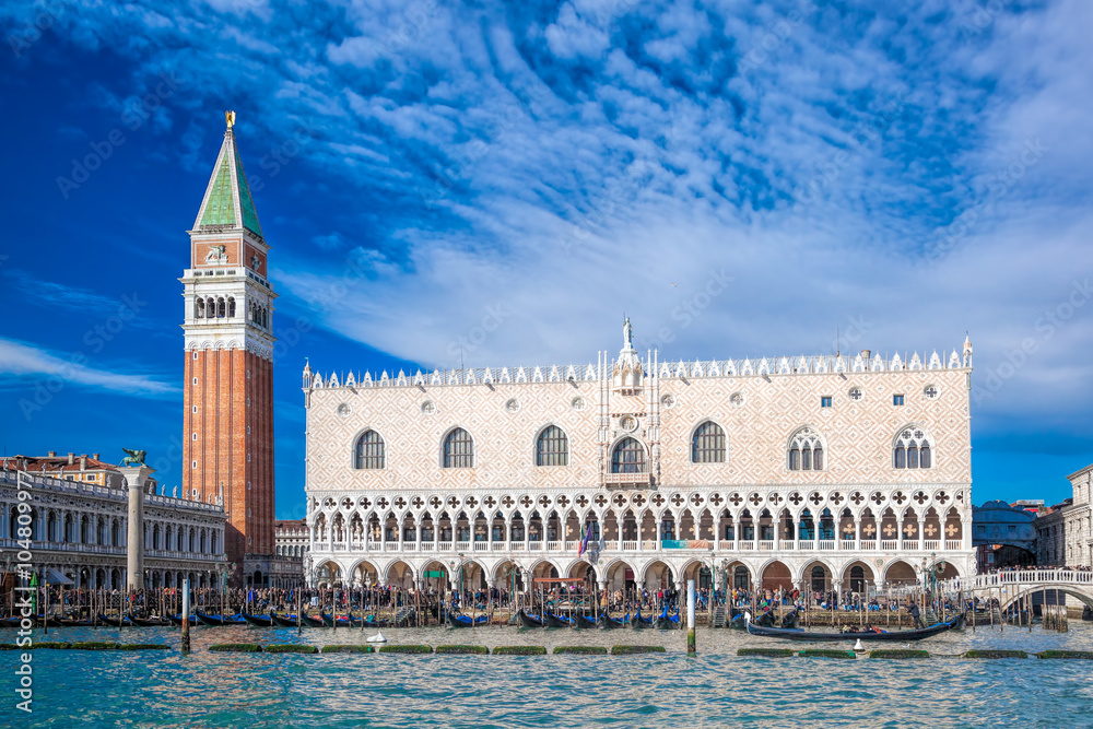 Fototapeta premium Venice with St. Mark's Square in Italy