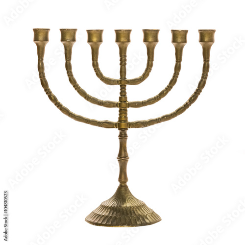Tableau sur toile Candlestickr for Seven Candles Isolated