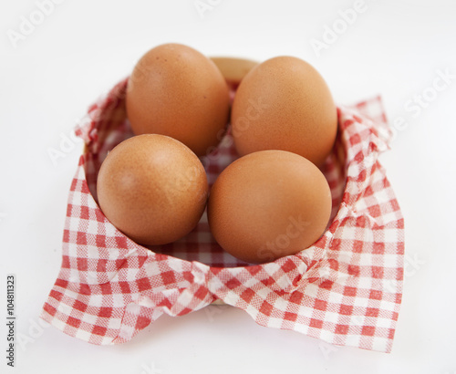 boite d’œufs de poule