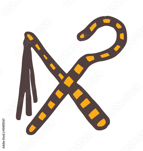 Egypt symbols vector Ankh Hieroglyph