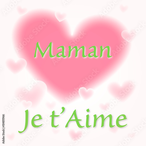 Cœur fête des mères