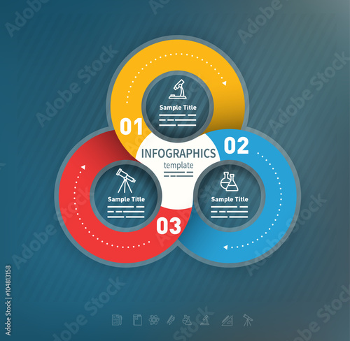 Abstract business presentation template