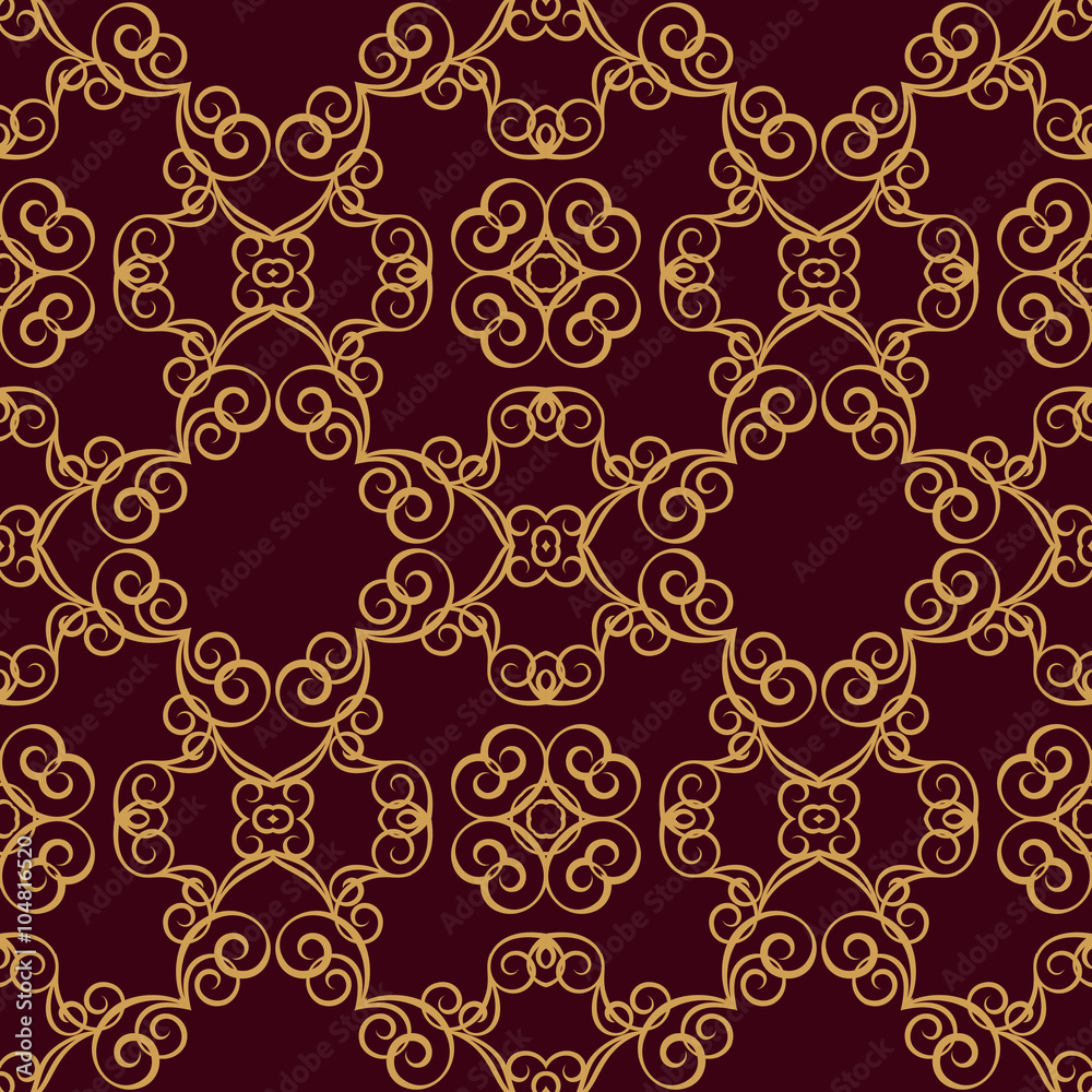 Curly seamless pattern Curly seamless pattern