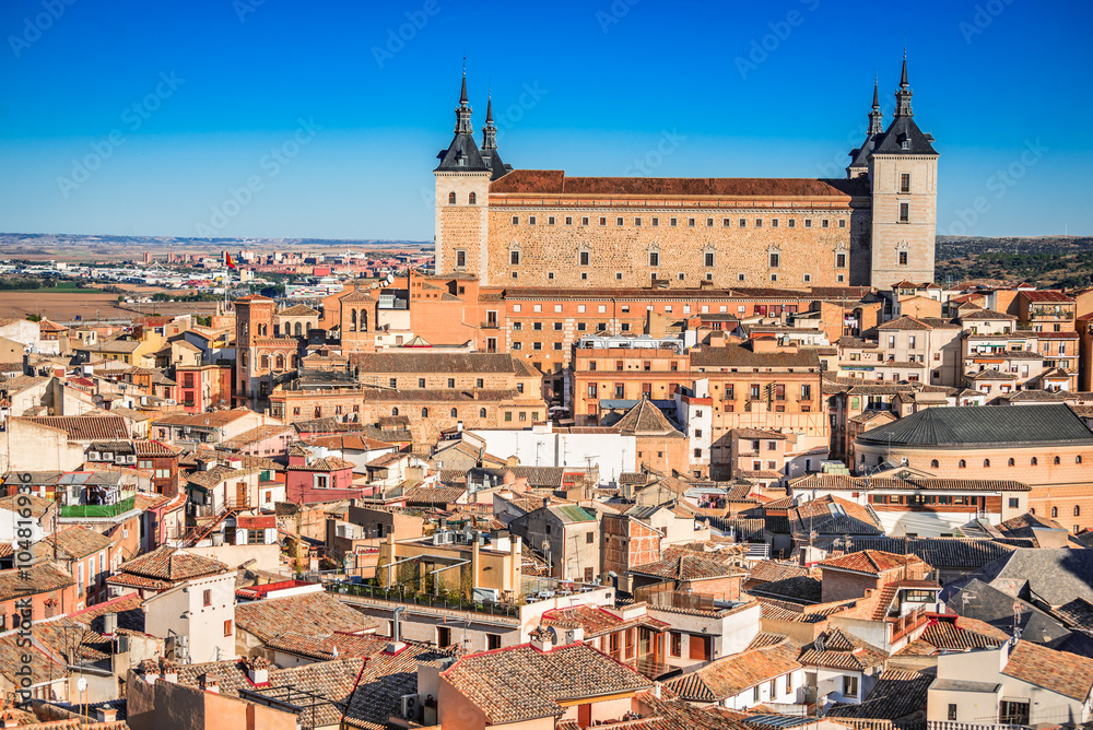 Toledo, Castile la Mancha, Spain - obrazy, fototapety, plakaty 
