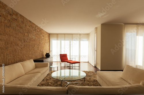 Fotografia Furnished house design, living room