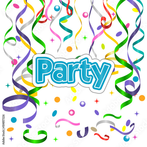 Party background, vector illustration
