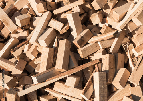 Pile of wood logs