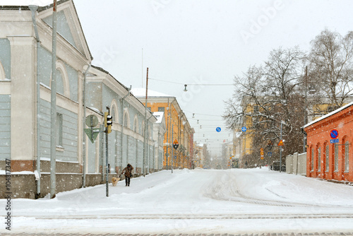 Aleksanterinkatu is street in centre of Helsinki. Street, colloquially known as "Aleksi", was named for Tsar Alexander I of Russia in 1833