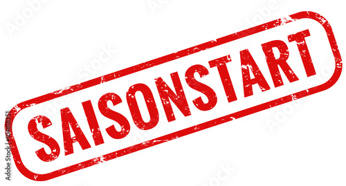 Saisonstart Stempel rot 