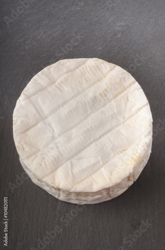 french made camembert on slate