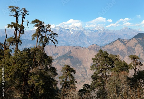 Panoramic view from Khaptad national park photo