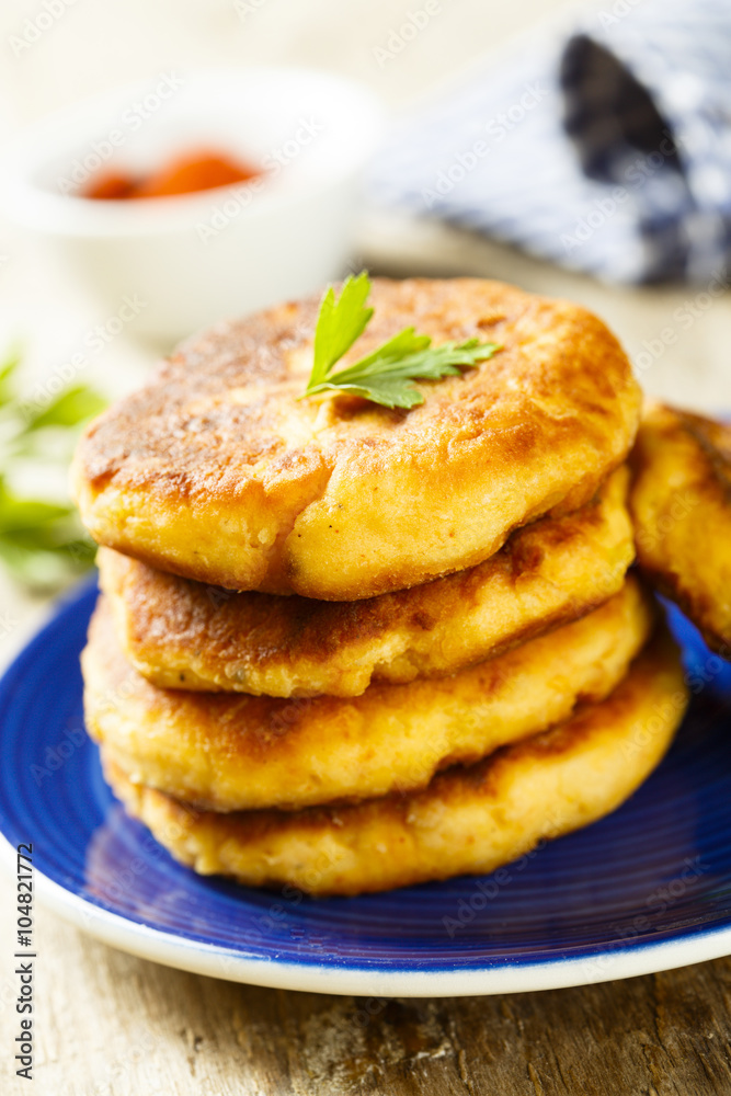 Pancakes with paprika Pancakes with paprika