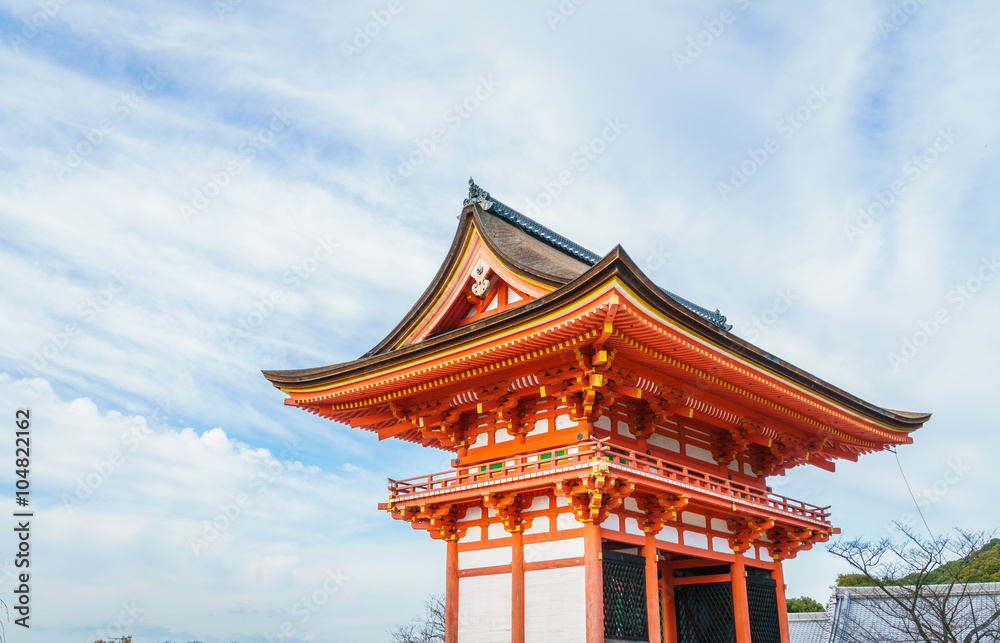 Beautiful Architecture in Kiyomizu-dera Temple Kyoto, Japan Beautiful Architecture in Kiyomizu-dera Temple Kyoto, Japan