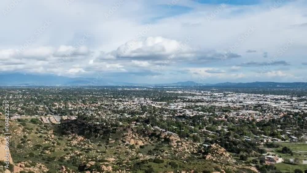 San Fernando Valley in Los Angeles California Clearing Storm Time Lapse San Fernando Valley in Los Angeles California Clearing Storm Time Lapse