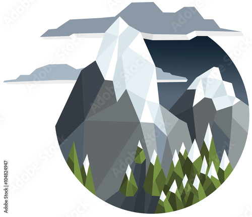 mountains landscape
