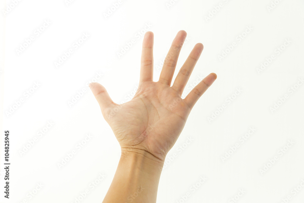 man hand showing two count hand showing five count man hand showing two count hand showing five count
