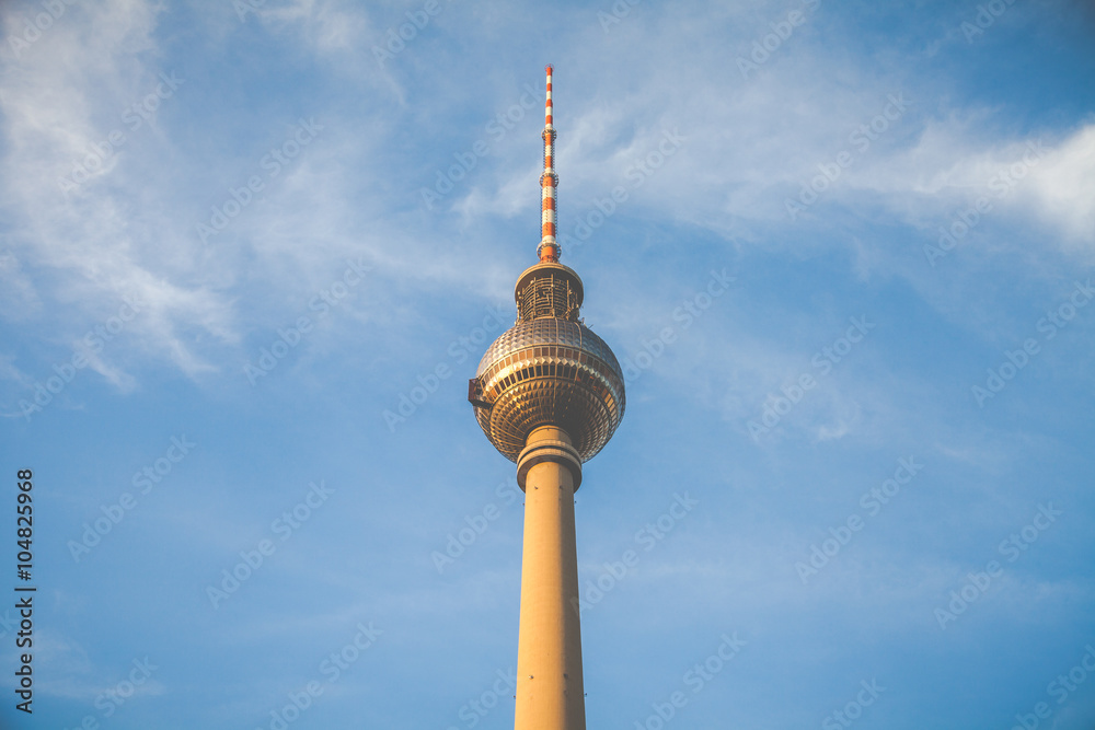 Naklejka premium TV tower at Alexanderplatz