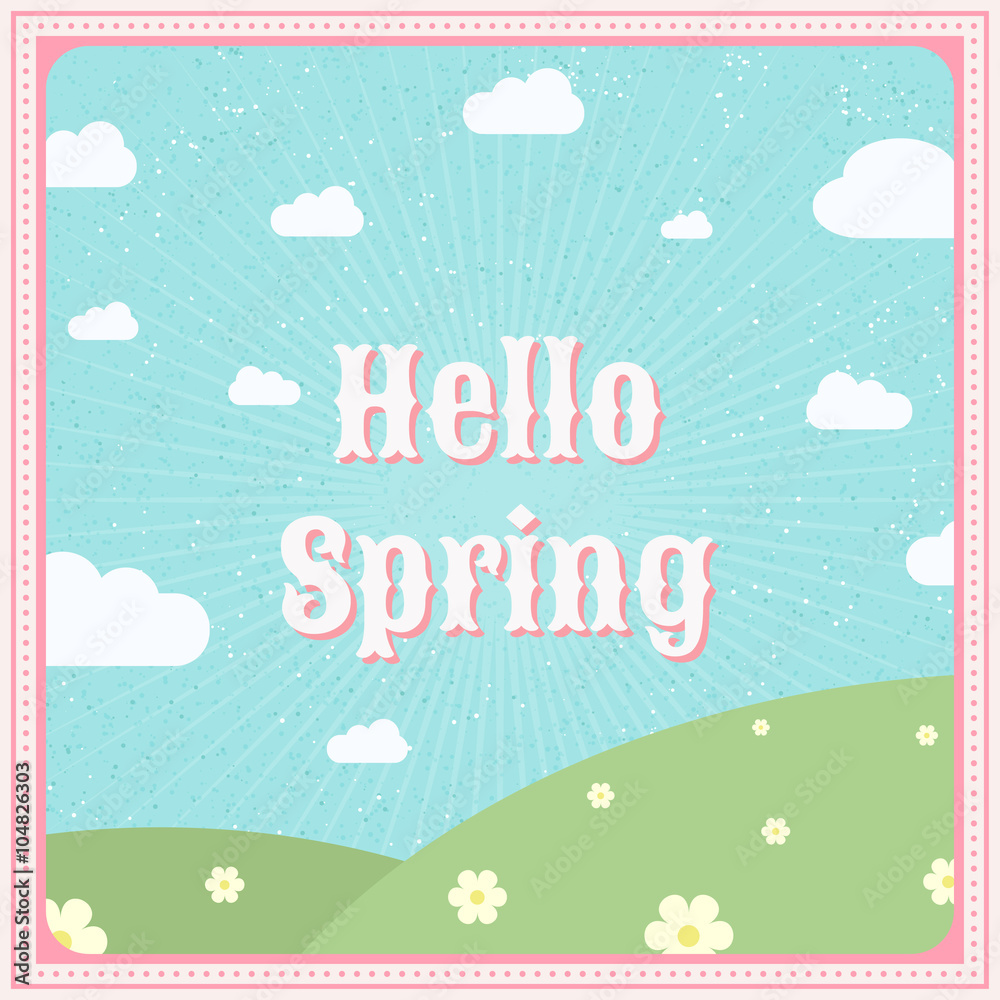 Hello spring.
