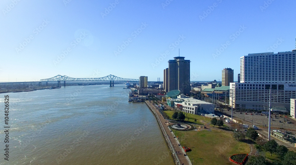 Aerial view of New Orleans, Louisiana
