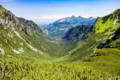 Inspiring Mountains Landscape View in Tatra Mountains