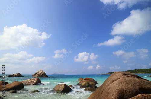 Strand Anse Lazio, Praslin, Seychellen, Afrika, Indischer Ozean © Marc Stephan