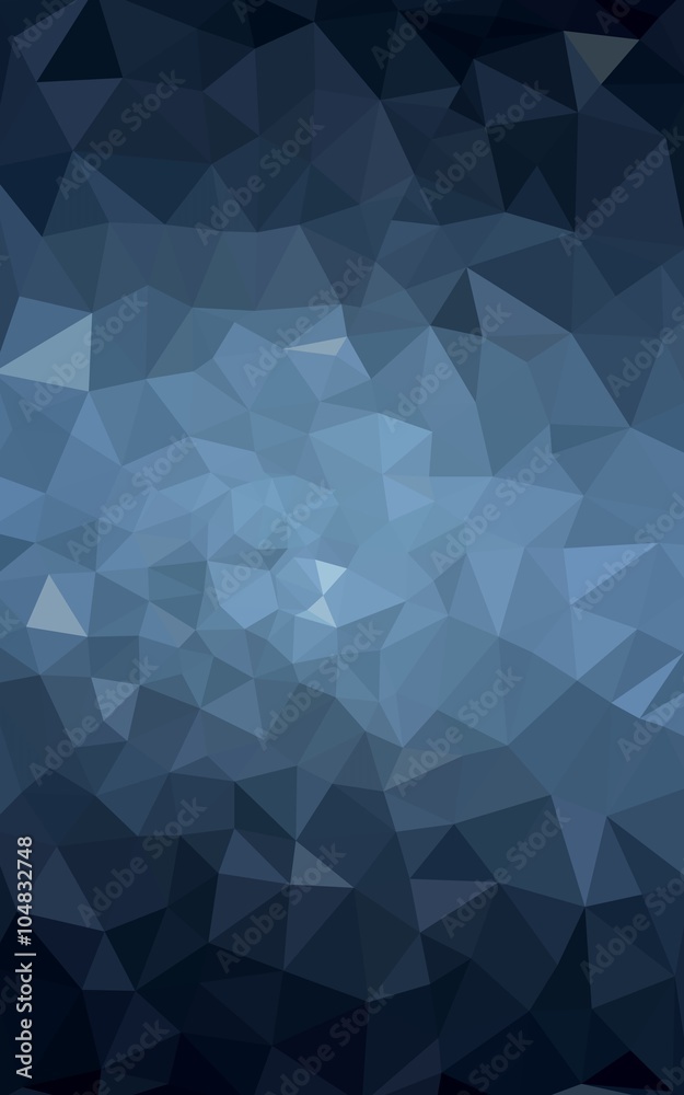 Dark blue polygonal design pattern, which consist of triangles and gradient in origami style. Dark blue polygonal design pattern, which consist of triangles and gradient in origami style.