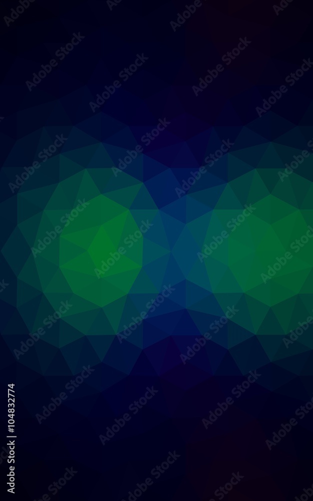 Multicolor dark green, blue polygonal design pattern, which consist of triangles and gradient in origami style. Multicolor dark green, blue polygonal design pattern, which consist of triangles and gradient in origami style.