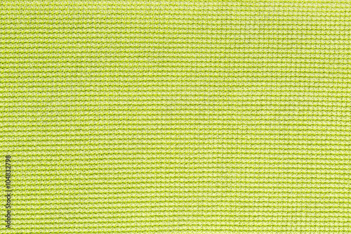Closeup yellow green microfiber cloth for background and design