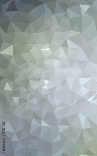 Gray polygonal design pattern, which consist of triangles and gradient in origami style.