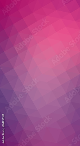 Multicolor purple, pink polygonal design illustration, which con