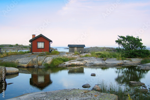 Small huts in the outer acrhipelago