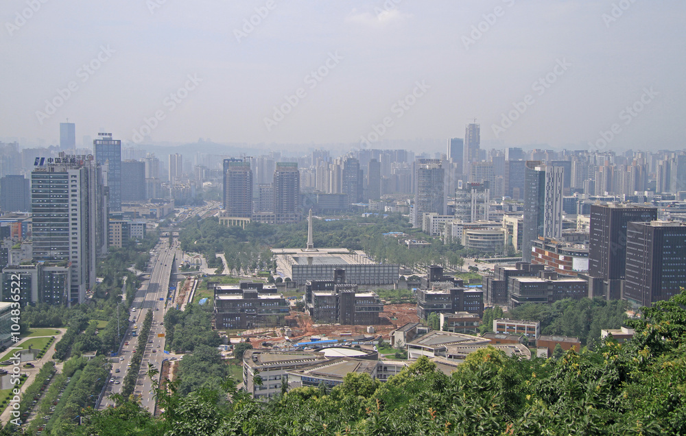 cityscape of city Chongqing, China