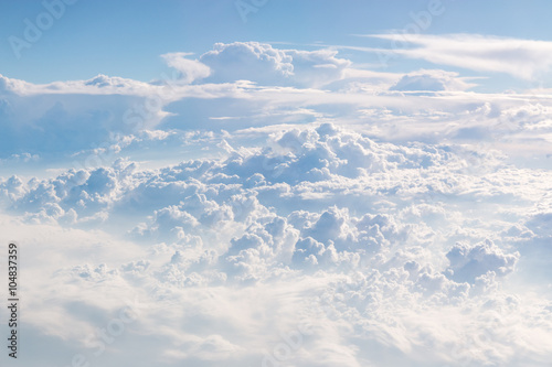 Cloudscape Blue sky and white cloud