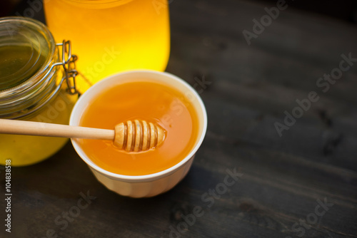 Honey with walnut