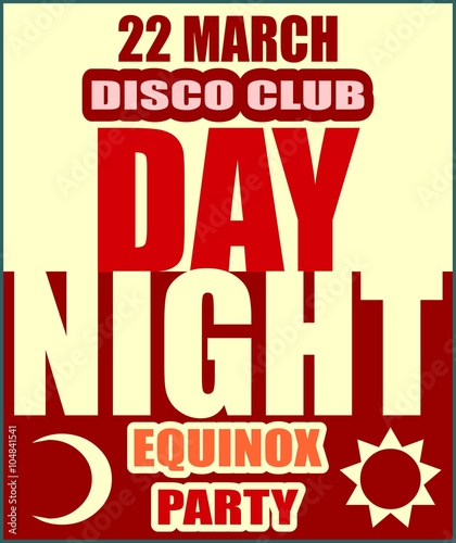 Spring equinox day party banner