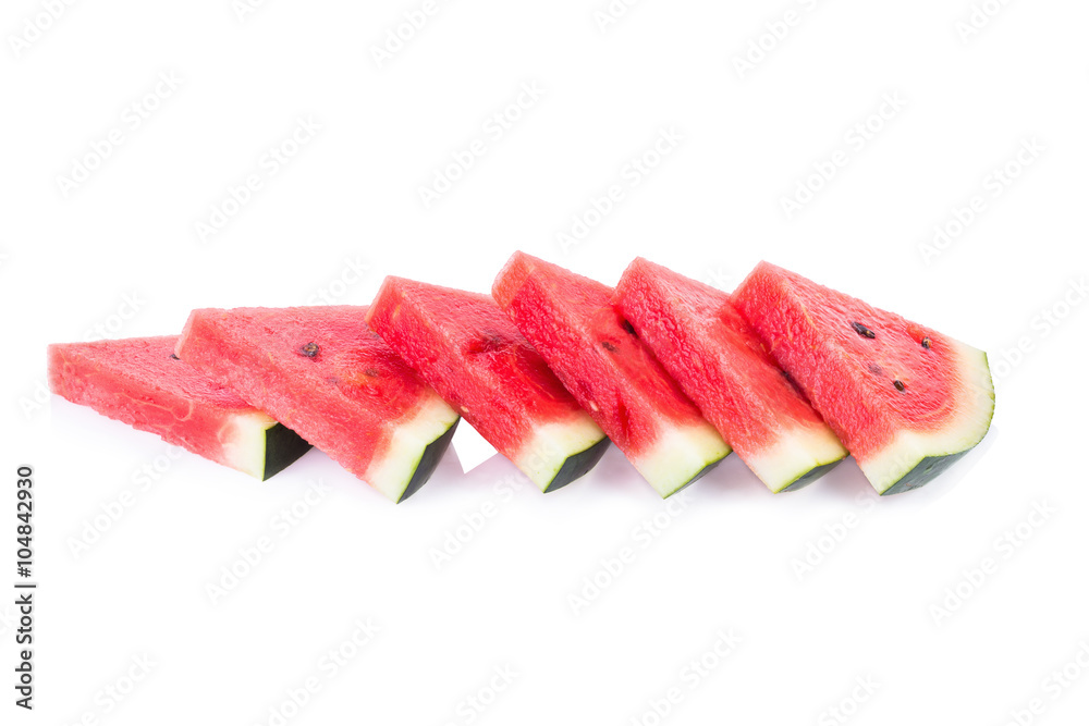 watermelon on white background