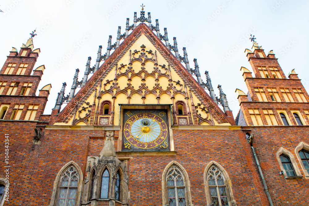 Obraz premium Old Town Hall in Wroclaw, Poland