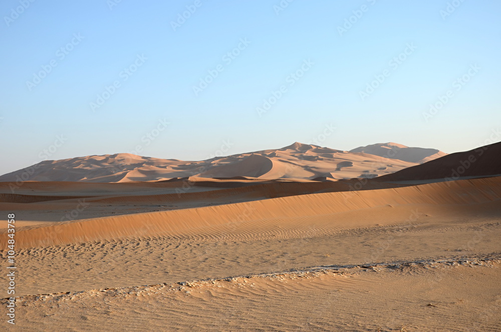 Sand dune crest Oman desert