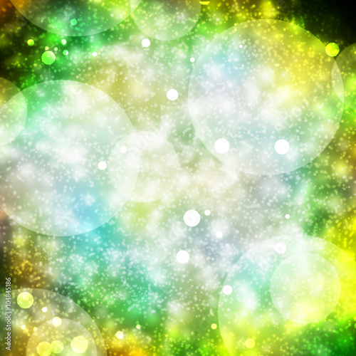 Very creative with colorful of  bokeh light