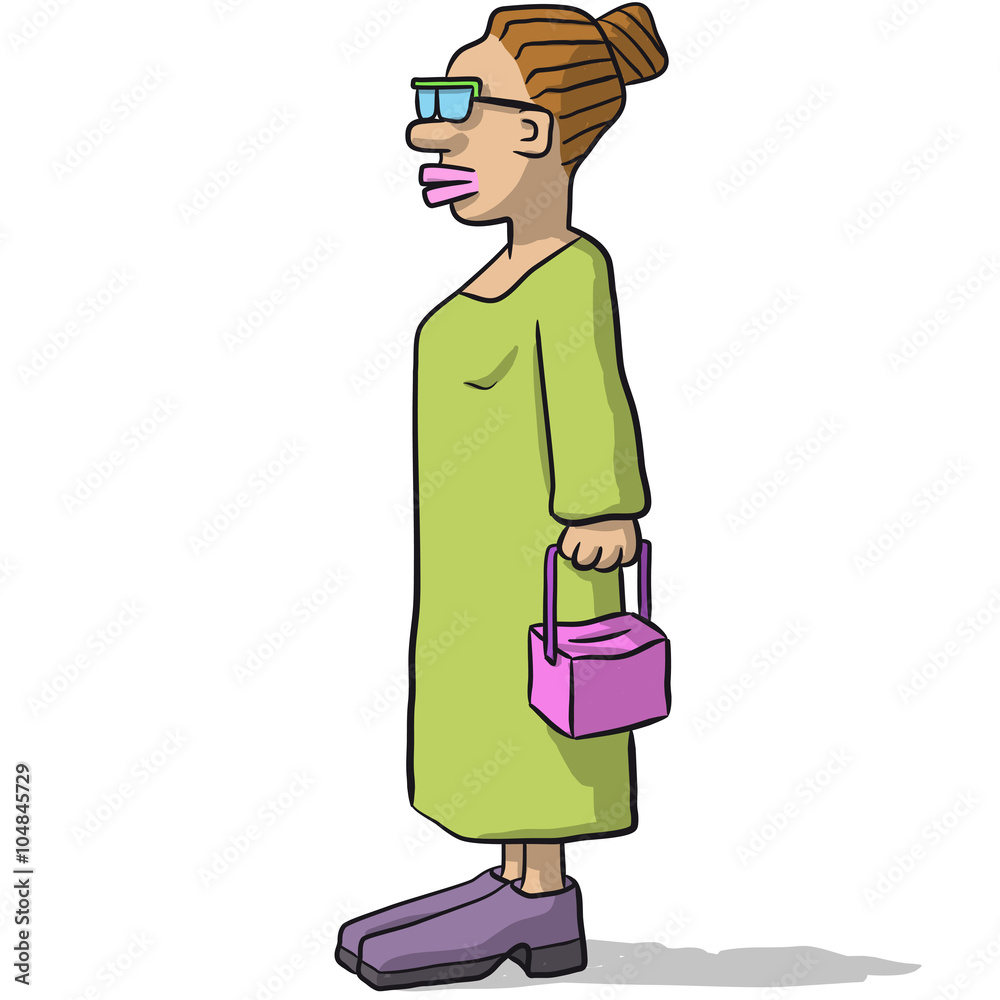 Cute Female Cartoon Characters Stock Vector Adobe Stock Cute Female Cartoon Characters Stock Vector Adobe Stock
