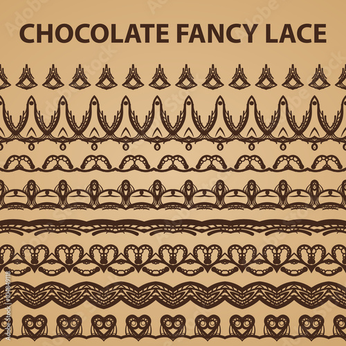 Eight Chocolate Lace Patterns