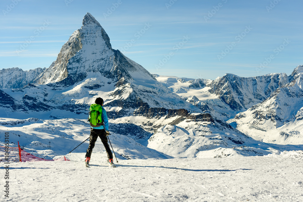 Gornergrat skiers
