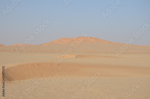 Fototapeta Naklejka Na Ścianę i Meble -  Sand dune on plane desert Dubai
