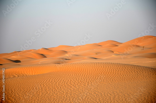 Sand pattern and dunes, Oman
