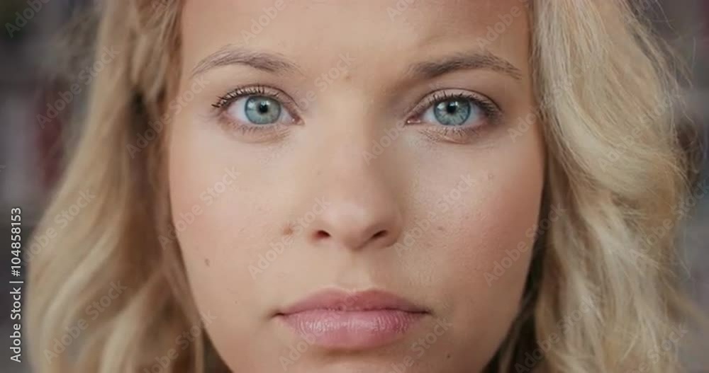 Close up of beautiful woman face portrait Close up of beautiful woman face portrait